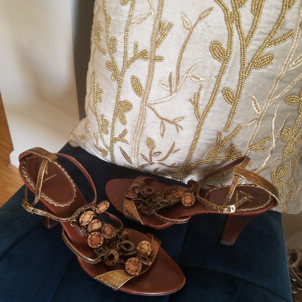 J Vincent Bronze Sandals